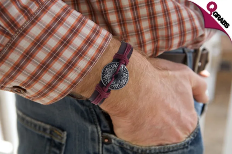 From QR35, Be a Macho Man with a Rugged Bracelet - Choose from 4 Natural Colors! (Up to QR236 Value)